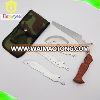 Hiking Camping Fishing Hunting Bag 4pcs outdoor pocket multi tools knife