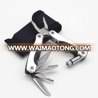 Multi hand tool multi function knife plier with LED light