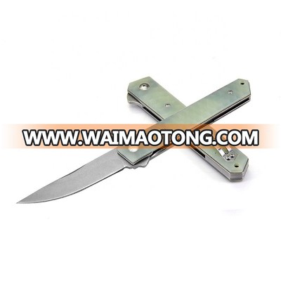 Folding Blade Knife G10 Handle Tactical Camping Hunting Survival  Pocket Knives Outdoor Tools OEM