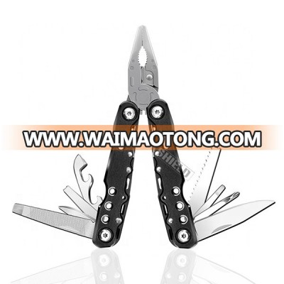 Multi Plier Stainless Steel 10-in-1 Multi Pocket Tool with Multitool Knife Sheath Folding Pliers