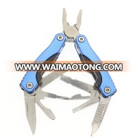 Hot sale Blue aluminum handle outdoor camping Multi tools pliers