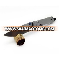 5CR15Mov with Stainless Steel pocket knife folding for  camping