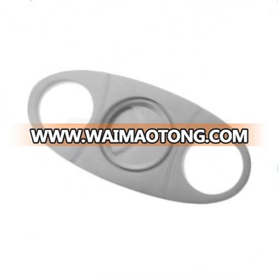 Stainless steel Oval shaped cigar cutter for promotion gift