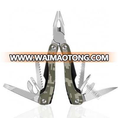 Multifunction Foldable Long Nose Combination Cutting Pliers Multi Tool With Aluminum Handle