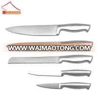 Homesen Top-Quality durable sharp blade stainless steel knife with hollow handle, free sample knife